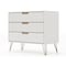 Manhattan Comfort Rockefeller Dresser, Off White and Nature 103GMC3 - alternate 9